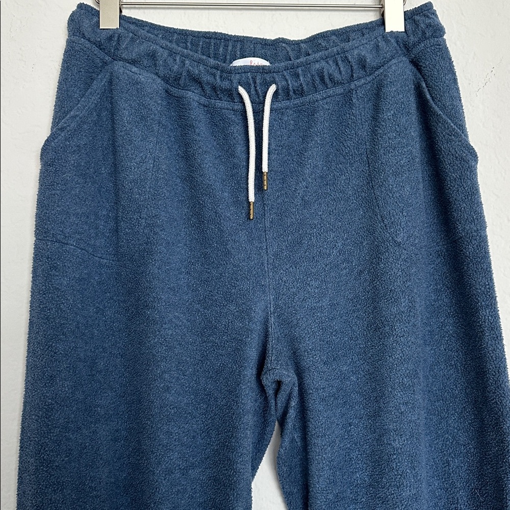 Colsie - Reverse Fleece Joggers in Denim Blue - Picture 5 of 6